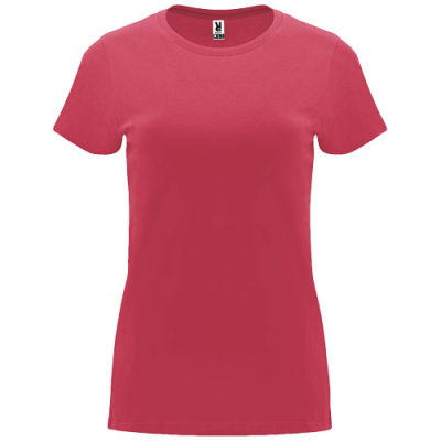 Picture of CAPRI SHORT SLEEVE LADIES TEE SHIRT in Chrysanthemum Red.