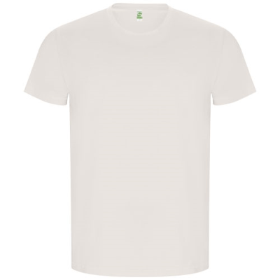 Picture of GOLDEN SHORT SLEEVE MENS TEE SHIRT in Vintage White.