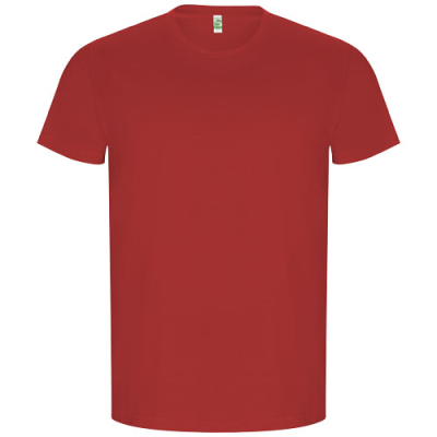 Picture of GOLDEN SHORT SLEEVE MENS TEE SHIRT in Red.