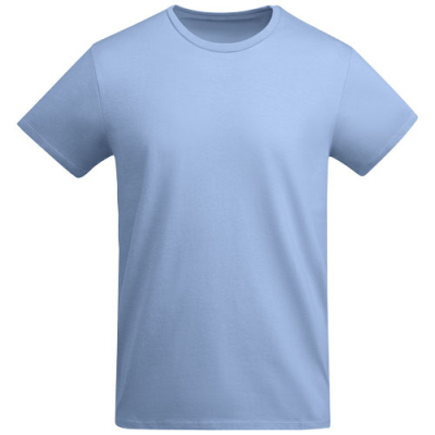 Picture of BREDA SHORT SLEEVE MENS TEE SHIRT in Light Blue.