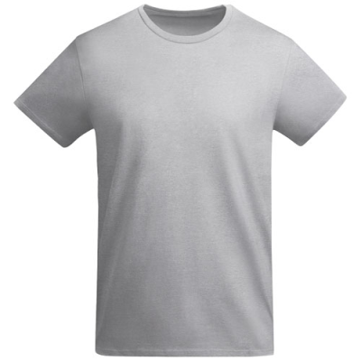 Picture of BREDA SHORT SLEEVE MENS TEE SHIRT in Marl Grey