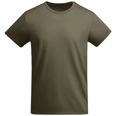 Picture of BREDA SHORT SLEEVE MENS TEE SHIRT in Militar Green.