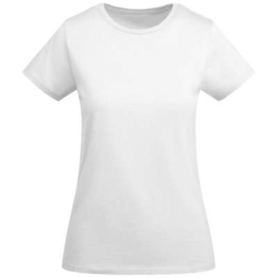 Picture of BREDA SHORT SLEEVE LADIES TEE SHIRT in White.