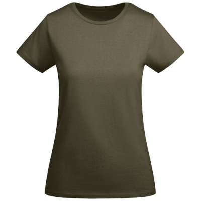 Picture of BREDA SHORT SLEEVE LADIES TEE SHIRT in Militar Green.