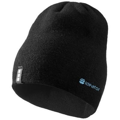 Picture of LEVEL BEANIE in Black Solid