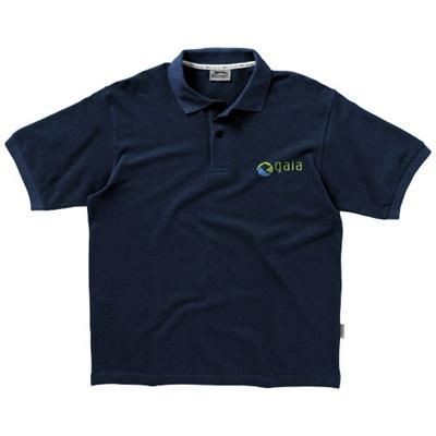 Picture of FOREHAND SHORT SLEEVE MENS POLO in Navy