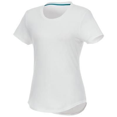 Picture of JADE SHORT SLEEVE LADIES RECYCLED TEE SHIRT in White Solid