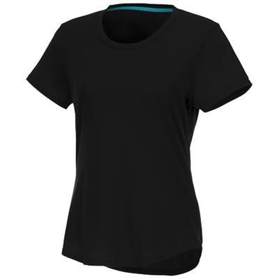 Picture of JADE SHORT SLEEVE LADIES RECYCLED TEE SHIRT in Black Solid