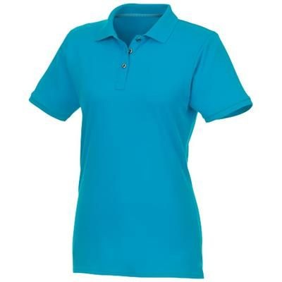 Picture of BERYL SHORT SLEEVE LADIES ORGANIC RECYCLED POLO in Nxt Blue