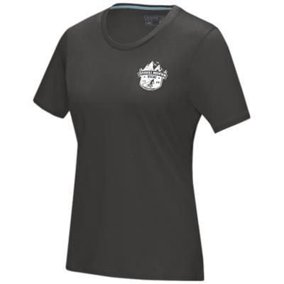 Picture of AZURITE SHORT SLEEVE LADIES GOTS ORGANIC T-SHIRT XS in Storm Grey