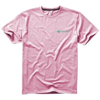 Picture of NANAIMO SHORT SLEEVE MENS TEE SHIRT in Light Pink