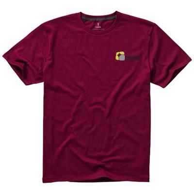 Picture of NANAIMO SHORT SLEEVE MENS TEE SHIRT in Burgundy