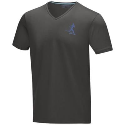 Picture of KAWARTHA SHORT SLEEVE MENS GOTS ORGANIC TEE SHIRT XS in Storm Grey
