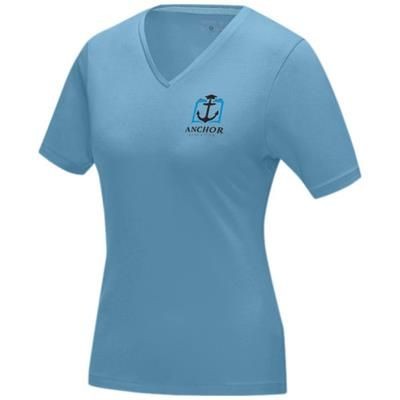 Picture of KAWARTHA SHORT SLEEVE LADIES GOTS ORGANIC TEE SHIRT XS in Nxt Blue