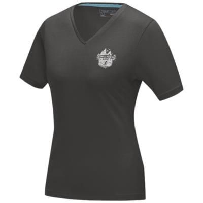 Picture of KAWARTHA SHORT SLEEVE LADIES GOTS ORGANIC TEE SHIRT XS in Storm Grey
