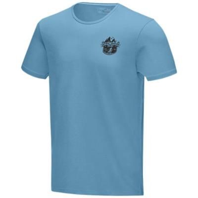 Picture of BALFOUR SHORT SLEEVE MENS GOTS ORGANIC TEE SHIRT XS in Nxt Blue