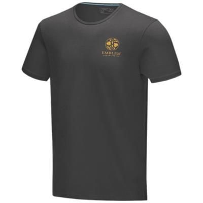 Picture of BALFOUR SHORT SLEEVE MENS GOTS ORGANIC T-SHIRT XS in Storm Grey