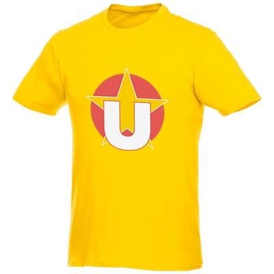 Picture of HEROS SHORT SLEEVE UNISEX T-SHIRT in Yellow