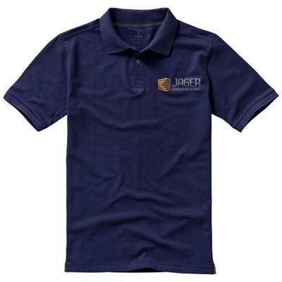 Picture of CALGARY SHORT SLEEVE MENS POLO in Navy