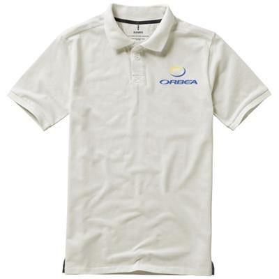 Picture of CALGARY SHORT SLEEVE MENS POLO in Pale Grey