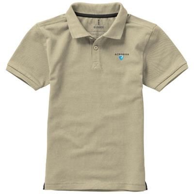 Picture of CALGARY SHORT SLEEVE CHILDRENS POLO in Khaki