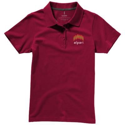 Picture of SELLER SHORT SLEEVE LADIES POLO XS in Burgundy