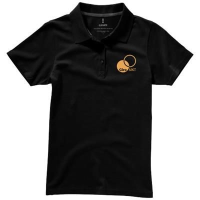 Picture of SELLER SHORT SLEEVE LADIES POLO in Black Solid