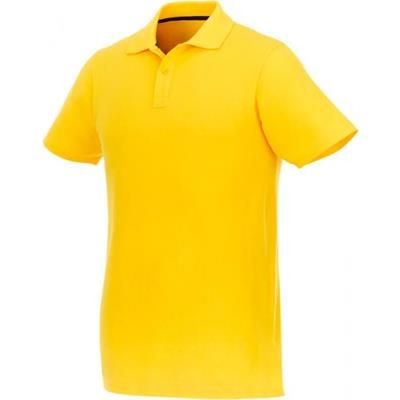 Picture of HELIOS SHORT SLEEVE MENS POLO in Yellow