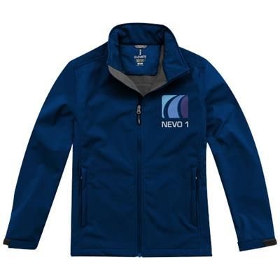 Picture of MAXSON SOFTSHELL JACKET in Navy
