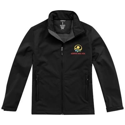 Picture of MAXSON SOFTSHELL JACKET in Black Solid