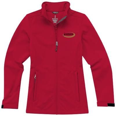 Picture of MAXSON SOFTSHELL LADIES JACKET in Red