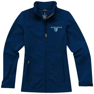 Picture of MAXSON SOFTSHELL LADIES JACKET in Navy