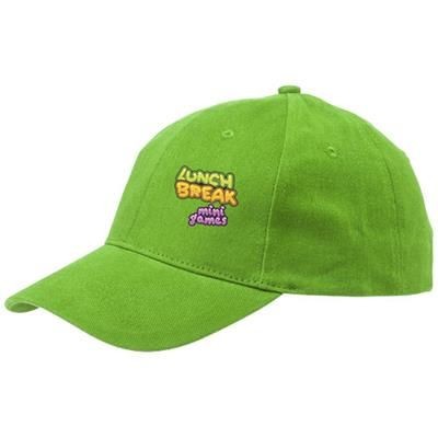 Picture of BRYSON 6 PANEL CAP in Apple Green