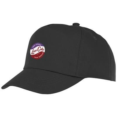 Picture of FENIKS CHILDRENS 5 PANEL CAP in Black Solid