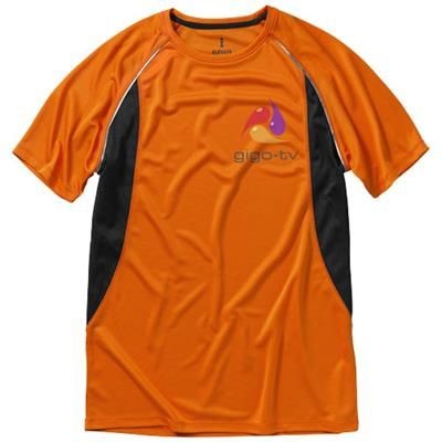Picture of QUEBEC SHORT SLEEVE MENS COOL FIT TEE SHIRT in Orange
