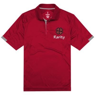 Picture of KISO SHORT SLEEVE MENS COOL FIT POLO in Red