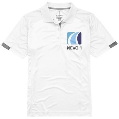 Picture of KISO SHORT SLEEVE LADIES COOL FIT POLO in White Solid