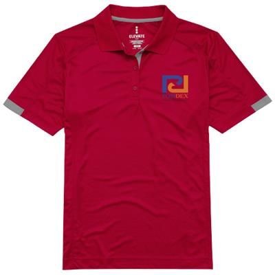 Picture of KISO SHORT SLEEVE LADIES COOL FIT POLO in Red