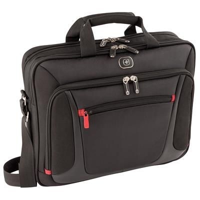 Picture of WENGER SENSOR NOTE BOOK CASE 38,1 CM 15 INCH BRIEFCASE in Black.