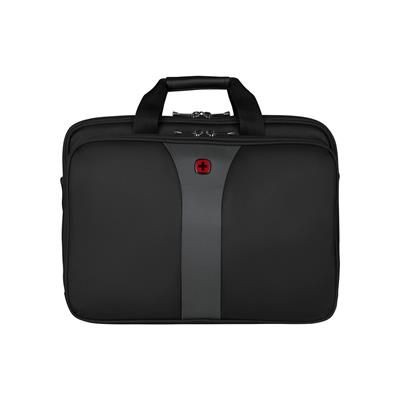 Picture of WENGER LEGACY 17 INCH TRIPLE LAPTOP CASE in Black - Grey.