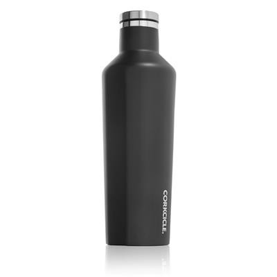 Picture of CORKCICLE CANTEEN 475ML & 16OZ TRAVEL MUG in Matte Black.