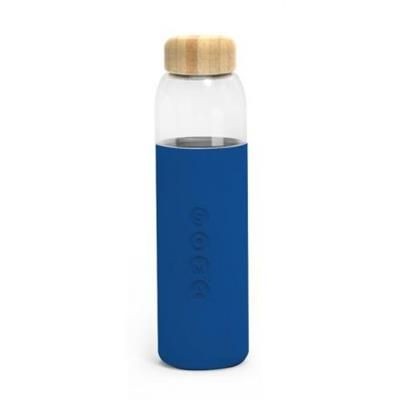 Picture of SOMA GLASS WATER BOTTLE in Sapphire.