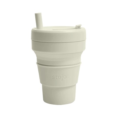 Picture of STOJO COLLAPSIBLE CUP in Oat.