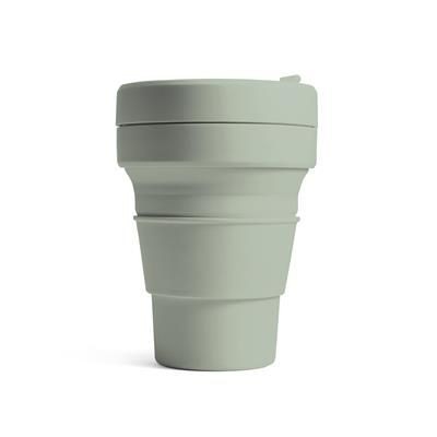 Picture of STOJO COLLAPSIBLE POCKET CUP in Sage.