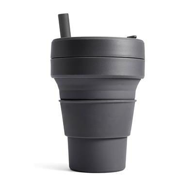 Picture of STOJO COLLAPSIBLE CUP in Carbon.