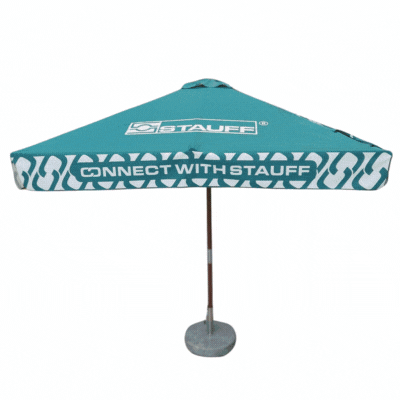 Picture of CLASSIC PLUS SUSTAINABLE FSC WOOD PARASOL WITH ECO CANOPY.
