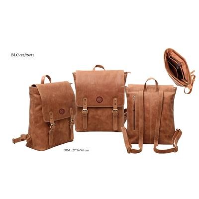 Picture of LEATHER LAPTOP BACKPACK RUCKSACK