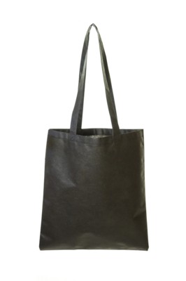 Picture of NON WOVEN SHOPPER TOTE BAG with Long Handles in Black.