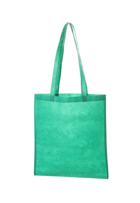 Picture of NON WOVEN SHOPPER TOTE BAG with Long Handles in Dark Green.