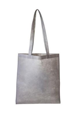 Picture of NON WOVEN SHOPPER TOTE BAG with Long Handles in Grey.